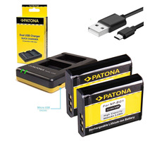 PATONA nabíječka Foto Dual Quick Sony NP-BG1 + 2x baterie 960mAh / USB