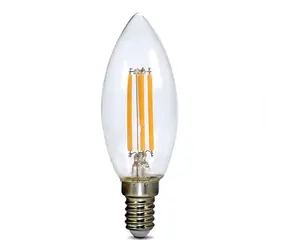 Solight WZ401A LED žárovka E14 4W / retro / svíčka / 3000K / 360° / 440lm