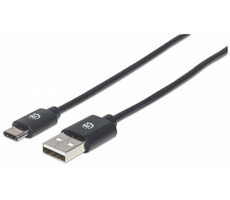 Manhattan kabel Hi-Speed USB-C samec > USB 2.0 samec 