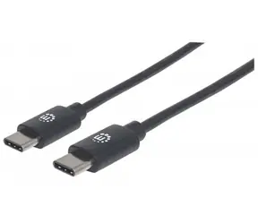 Manhattan kabel Hi-Speed USB-C samec > USB-C samec 3m / černý
