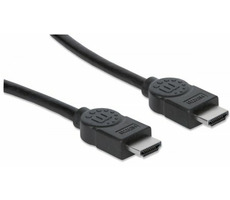 Manhattan HDMI kabel s ethernetem HDMI-HDMI 15m / stíněný / černá