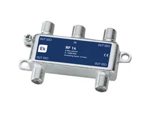 ITS rozbočovač 1/4 průchozí pro DC, 5-2400 MHz