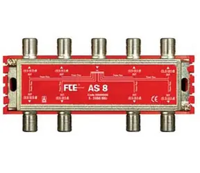 FTE rozbočovač AS 8, rozsah 5-2400 MHz, F-konektor