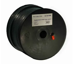 Koaxiální kabel  Zircon CU 125 CUPE - návin 100 m