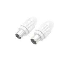Hama set konektorů koax vidlice+zásuvka IEC rovná
