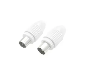 Hama set konektorů koax vidlice+zásuvka IEC rovná
