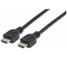 Manhattan kabel do zdi HDMI-HDMI 8m / Ethernet / stíněný / černý 