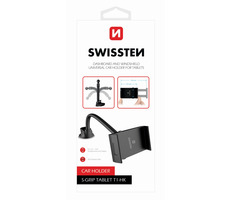 SWISSTEN S-GRIP T1-HK / držák do auta na tablet pro instalaci na čelní sklo či palubovku