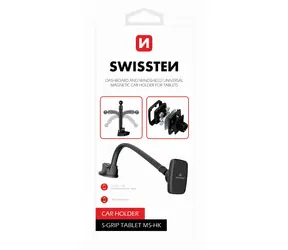 SWISSTEN S-GRIP M5-HK / Magnetický držák do auta na tablet pro instalaci na čelní sklo či palubovku