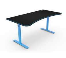 AROZZI ARENA Gaming Desk herní stůl černo-modrá / Délka: 160 cm / Výška: 71 - 81 cm / Šířka: 71 - 82 cm