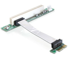 DeLock Riser card PCI Express x1 > PCI 32Bit 5 V / kabel 9cm
