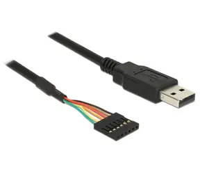 Delock kabel USB samec > TTL 6 pin. hlavička samice / 1.8 m (3.3 V)