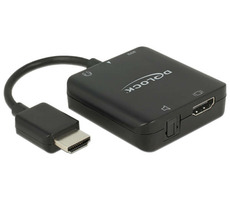 DeLock adaptér HDMI Audio Extraktor 4K kompaktní