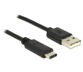 DeLock kabel USB 2.0 Typ-A samec > USB Type-C 2.0 samec 2 m 