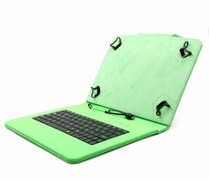 C-TECH PROTECT NUTKC-04 zelená / pouzdro univerzální s klávesnicí pro 9.7"-10.1" tablety / FlexGrip