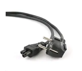 C-TECH napájecí síťový kabel VDE 220/230V notebook 3 pin Schuko 1.8m