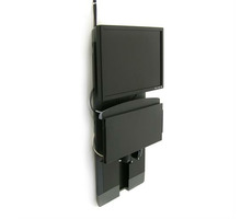 ERGOTRON StyleView Vertical Lift / držák LCD / klávesnice+ myš / max. nosnost 13.6kg / VESA 100 a 75mm