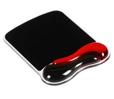 Kensington podložka pod myš Duo Gel Mouse Pad černo-červená