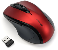 Kensington Pro Fit Mid Size červená / bezdrátová myš / 1750 DPI