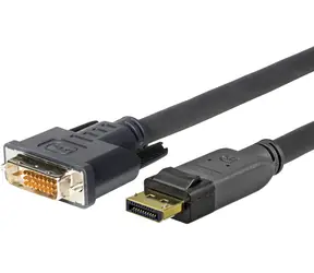 VivoLink Pro Displayport-DVI kabel 24+1 1m / 1920x1080P@60Hz 