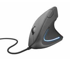 Trust Verto Ergonomic / Myš / drátová / pro praváky / optická / USB / 1600dpi / černá