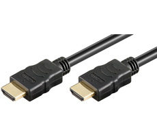 MicroConnect HDMI 2.0 kabel 3m / High Speed + Ethernet / M-M / 4Kx2K@60MHz / HDCP2.2 / zlacené kontakty / černá