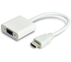 MicroConnect Adaptér HDMI 1.4 - VGA M-F / 1920x1080p@60MHz / no audio / 0.3m / bílá