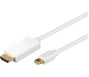 MicroConnect  MiniDisplayPort 1.2 - HDMI Kabel M-M  / 5m / 1920x1080P / bílá