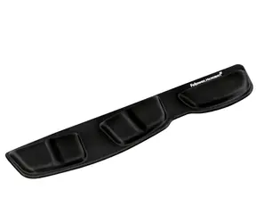 Fellowes Health-V Microban Lycra - Opěrka zápěstí černá / Opěrka zápěstí ke klávesnici pěnová 