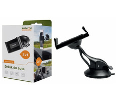 Aligator HA02 2v1 Univerzální držák s přítlačnými rameny / Šířka telefonu: 6 - 9cm