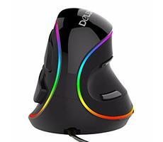 DELUX M618 Plus RGB optická myš / vertikální / 4000DPI / USB