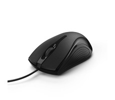 Hama MC-200 černá / Optická myš / 1200DPI / 3 tlačítka / USB