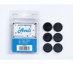AVELI Set magnetů černá