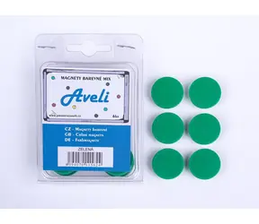 AVELI Set magnetů zelená