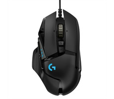 Logitech G502 HERO černá / herní myš / USB / optický senzor / 25600dpi / 11 prog. tlačítek / 2.1m