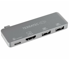 TERRATEC Connect C4 / adaptér USB Type-C na Type-C PD & HDMI & 2x USB3.0