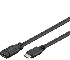 PremiumCord Prodlužovací kabel USB 3.1 (USB-C) samec na USB 3.1 (USB-C) samice 1m