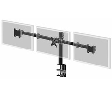 IIYAMA 3 ramenný držák pro 3 monitory 10" - 27" / nosnost 10kg na monitor / VESA 75x75 & 100x100