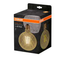 OSRAM LED Filament Vintage 1906 PINECONE 4.5W E27 / 470lm / 2500K / 15000h / noDIM / A+ / Sklo čiré GOLD