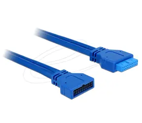 Delock prodlužovací kabel USB 3.0 pin konektor samec > samice