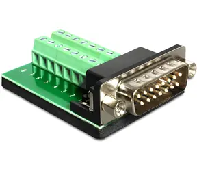 Delock Adaptér Sub-D 15 pinů Gameport samec > svorkovnice 16 pinů
