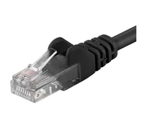 PremiumCord UTP CAT6 3m / Patch kabel / RJ45-RJ45 / černá