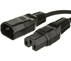 MicroConnect Jumper Cable C14 - C15 2.5m / prodlužovací kabel / 2.5m