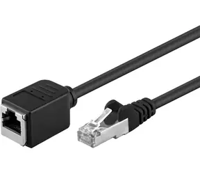 PremiumCord prodlužovací FTP CAT5E 3m / Patch kabel / RJ45-RJ45 / černá