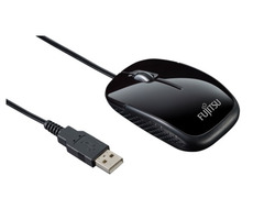 Fujitsu Mouse M420 černá / Optická myš / 1000DPI / 3 tlačítka / 1 kolečko / drátová (USB) 