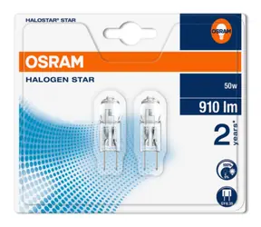 OSRAM Halogen Halostar Star 64440 ST 12V 50W GY6.35 / 910lm / 2700K / 2000h / noDIM / C / Sklo / Blistr 2ks