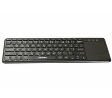 EVOLVEO WK32BG černá / bezdrátová klávesnice s touchpadem / Nano USB / CZ