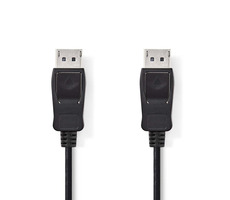NEDIS kabel DisplayPort / DisplayPort zástrčka - DisplayPort zástrčka Černý / 2m