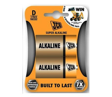 JCB super alkalická baterie D (LR20) blister 2 ks