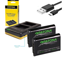PATONA nabíječka Foto Dual Quick Sony NP-BX1 + 2x baterie 1090mAh / USB